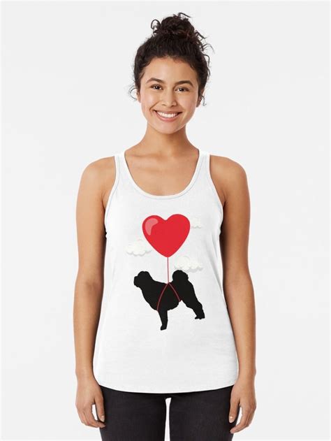 Shar Pei Valentines Day T Shirt Valentines T Dog Owner Racerback