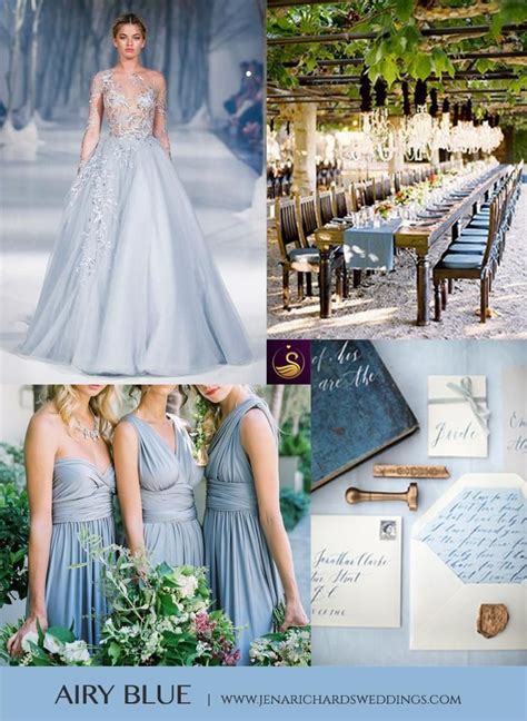 Airy Blue Wedding Inspiration And Ideas For Fall 2016