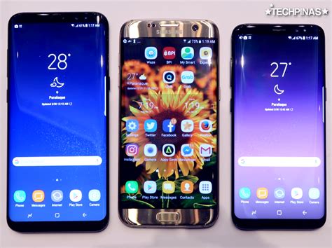 Technology News Samsung Galaxy S8 Vs S7 Edge Vs S8 Size Comparison Photos