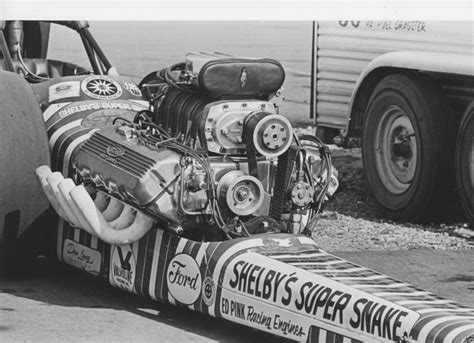 Don Prudhomme And Lou Baney Shelby Super Snake Aafd Drag Racing Cars