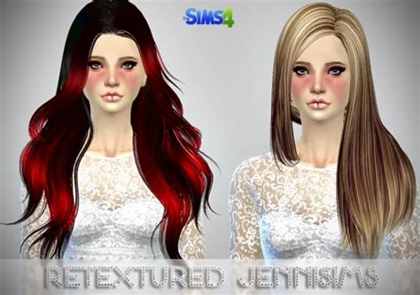 Jenni Sims Butterflysims Hairs Retextured Including Mesh Sims Hairs
