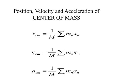 Ppt Center Of Mass And Momentum Powerpoint Presentation Free