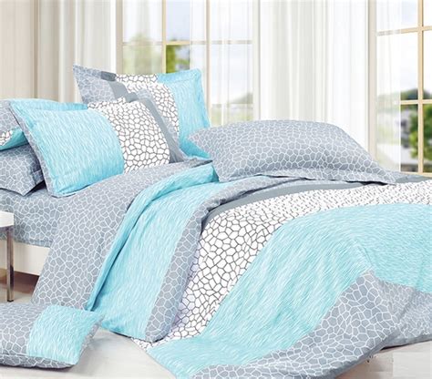 The most common twin xl comforter material is cotton. Dove Aqua Twin XL Comforter - College Ave Designer Series ...