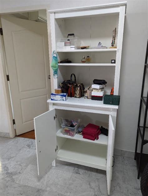 Ikea Brusali High Cabinet With Door White Furniture And Home Living