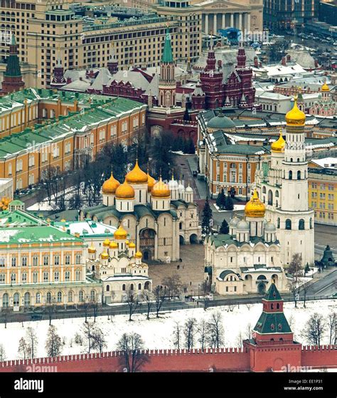 Kremlin Aerial View Moscow High Resolution Stock Photography And Images