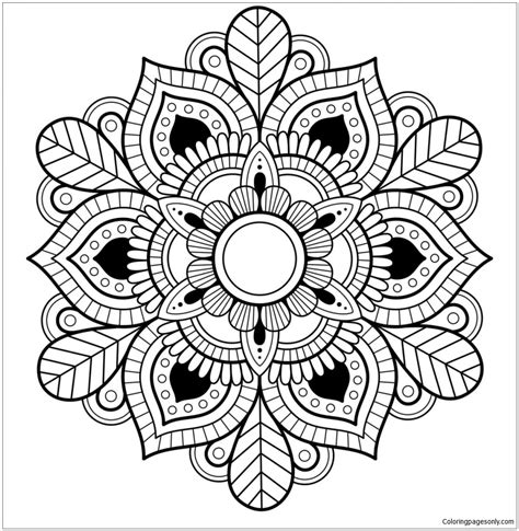 Detailed Mandala Coloring Pages - Mandala Coloring Pages - Coloring ...