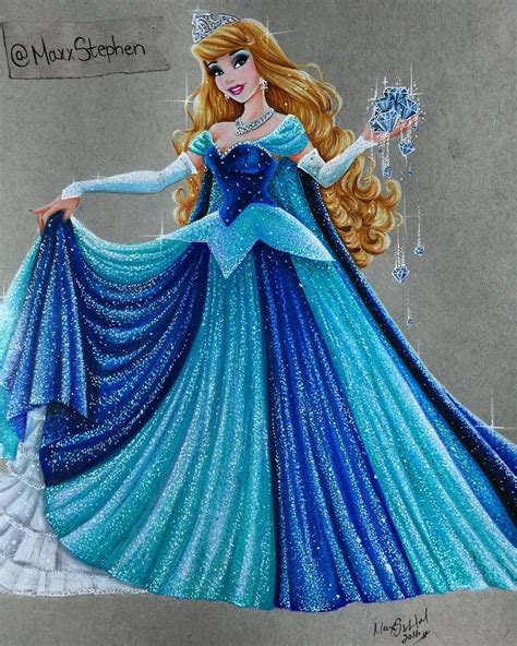 Aurora Disney Princess Drawings By Max Stephen Disney Princess