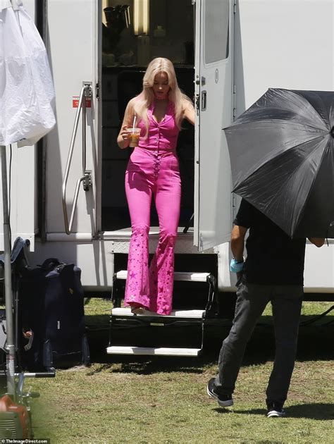 Margot Robbie Transforms Into Barbie Alongside Ryan Gosling As Ken Daily Mail Online