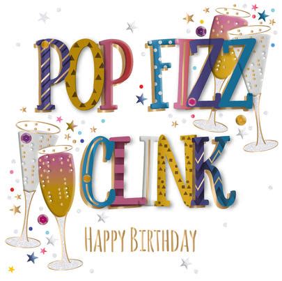 Time To Celebrate Embellished Birthday Greeting Card Cards