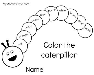 A basic game where a child rolls a dice to land on a circle and then makes up a sentence to describe that event from the story. 20+ Free Printable The Very Hungry Caterpillar Coloring ...