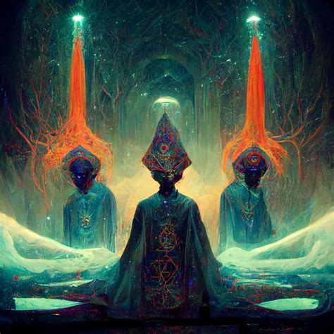 Machine Elves In The Dmt Realm Midjourney