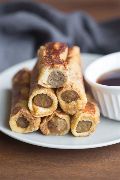French Toast Sausage Roll Ups In Story