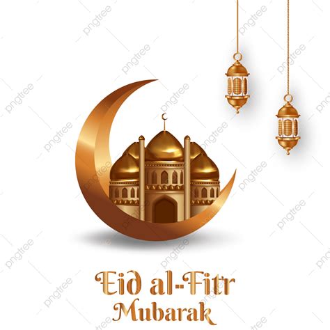 Gambar Bulan Emas Idul Fitri Mubarak Idul Fitri Desain Eid Al Fitr