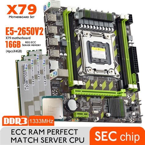 Kit Placa Mãe X79 Intel Xeon E5 2650 V2 16gb Ddr3 1600 Parcelamento Sem Juros