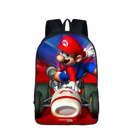 Super Mario Kart Racing Turbo Boost Backpack Bag