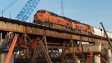 Westbound Bnsf Freight Coming Out Of Memphis Tn Just Crossed Harahan