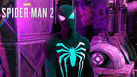Black Spider Man Ps5 Suit Marvels Spider Man Venom Youtube