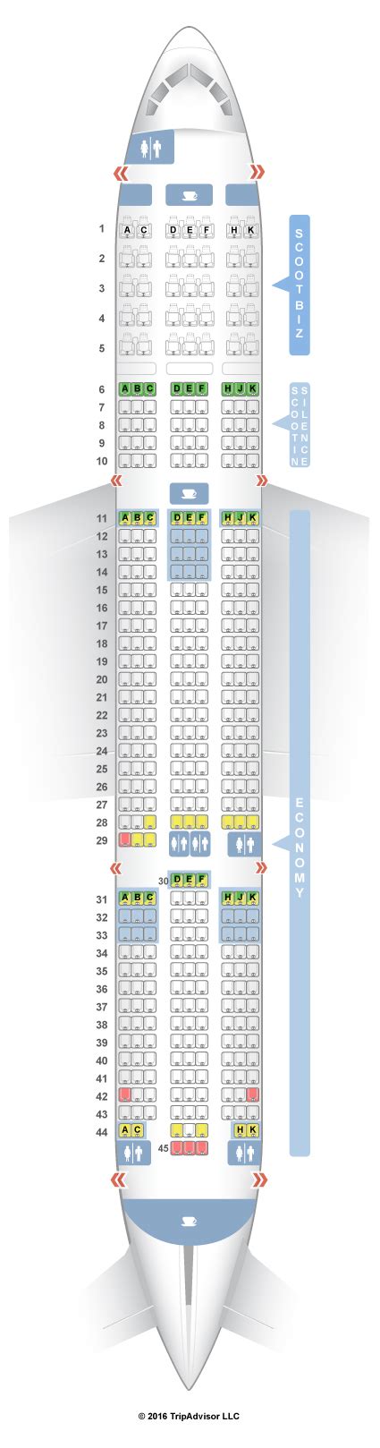 Seatguru Seat Map Scoot Airlines Boeing 787 900 789