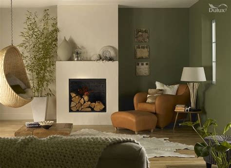 Natural Living Room Colours Green Walls Living Room