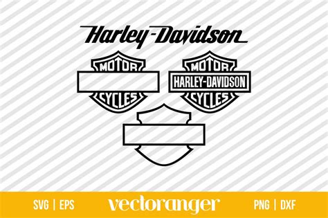 Blank Harley Davidson Logo Svg Vectoranger