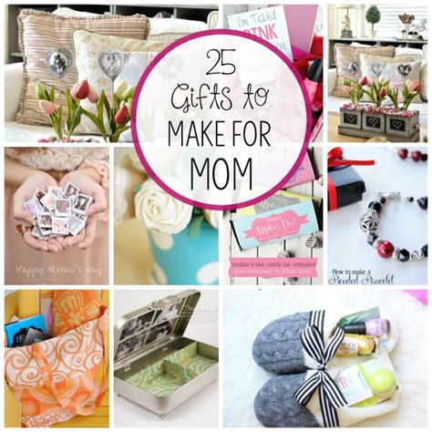 My pick of the cheap mothers day gifts gives brief details of each gift item and its unique features. Homemade Mother's Day Gifts - Crazy Little Projects