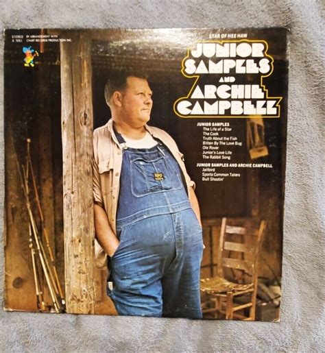 Junior Samples And Archie Campbell Hee Haw 1968 Vinyl Lp Record
