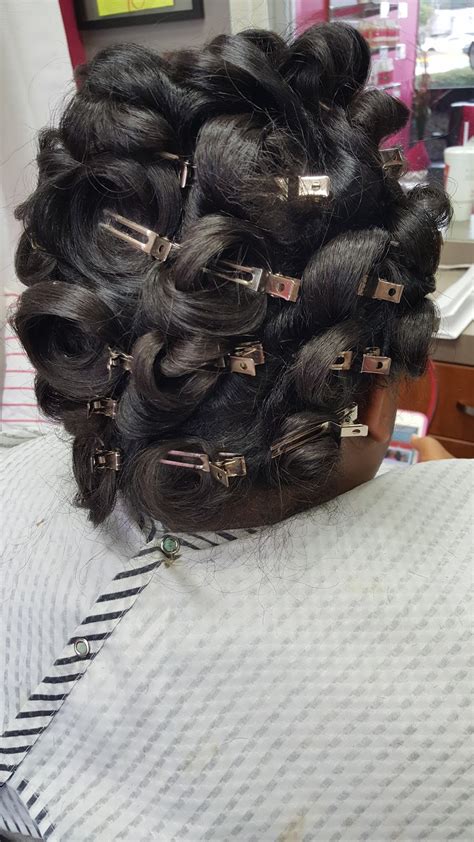 As the name indicates, pin curl perm involves usage of various in order to add body to one's hair, pin curl perm is preferred by people. How To Get The Look Of A Roller Set Without Sitting Under ...