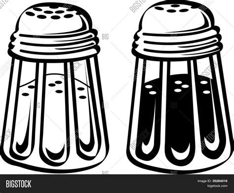 Salt Pepper Shakers Vector And Photo Free Trial Bigstock