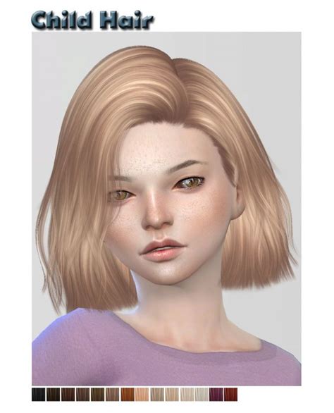 Nightcrawler Child Hair Retexture At Shysims Via Sims 4