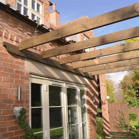 Pollitt Lean Pergola Outdoor Pergola Courtyard Gardens Design