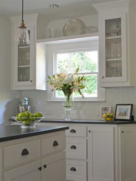 Learn the best ways to open up the possibilities of your kitchen cabinets with this easy 5 step guide, complete with color recommendations from sue wadden. Shelf Over Window | Houzz