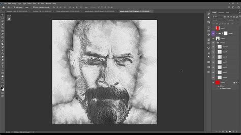 How To Create Pencil Sketch Portrait Effect Photoshop Tutorial Youtube