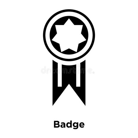 Badge El Vector Del Icono Aislado En El Fondo Blanco Concepto Del