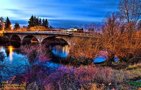 The Mission Street Avenue Bridge Northeast Spokane Washington