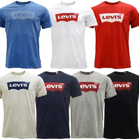 Levi Strauss T Shirt Batwing Original Levis Logo T Shirts Mr H Menswear