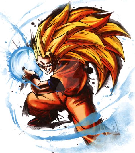 Goku Ssj 3 Kamehame Ha By Isacmodesto On Deviantart