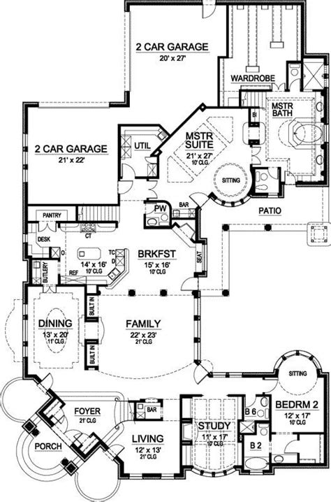 Cool 6 Bedroom House Plans Luxury New Home Plans Design