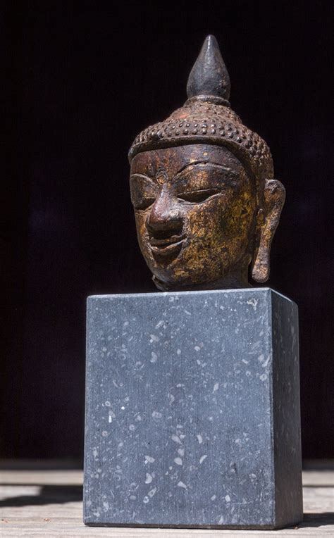 Wild boar head digital sculpture. Bronze Ava Buddha statue Head, 17th/18th CE | Buddha ...