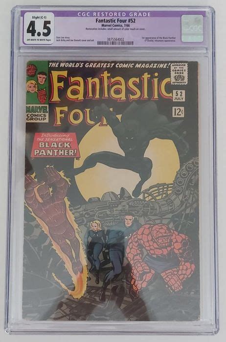 Fantastic Four 52 1st Appearance Of Black Panther Cgc Catawiki