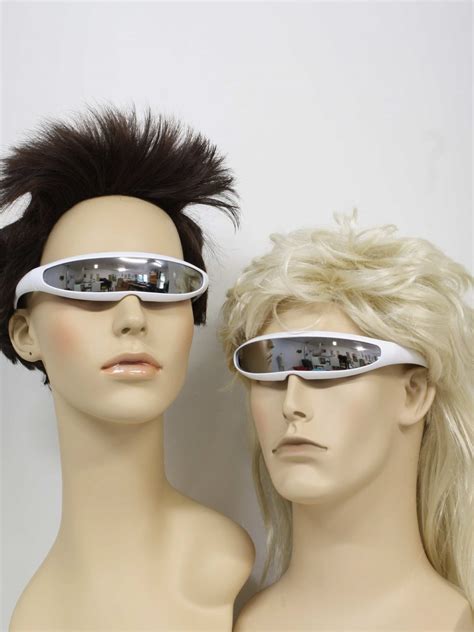Vintage 1980 S Glasses Totally 80s Style Made New New Wave Punk Single Lens Shades Unisex