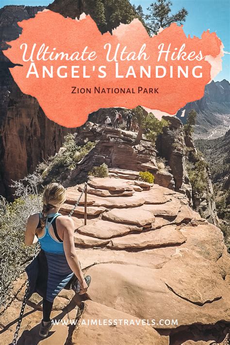 The Angels Landing Hike In Zion National Park Is Approximately 5 Miles Around Trip And Features