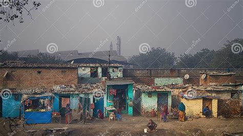 Indian Slums And Areas Inhabited By Poor Editorial Stock Image Image