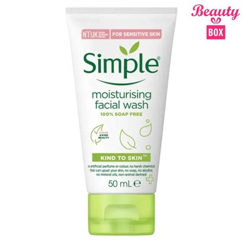 Simple Moisturising Facial Wash 50ml Beauty Box
