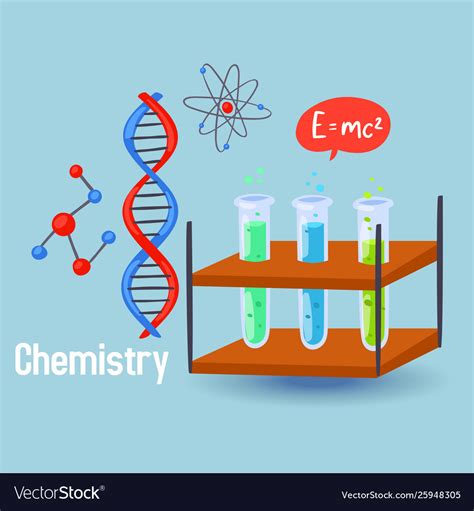 Chemistry Science Design Royalty Free Vector Image