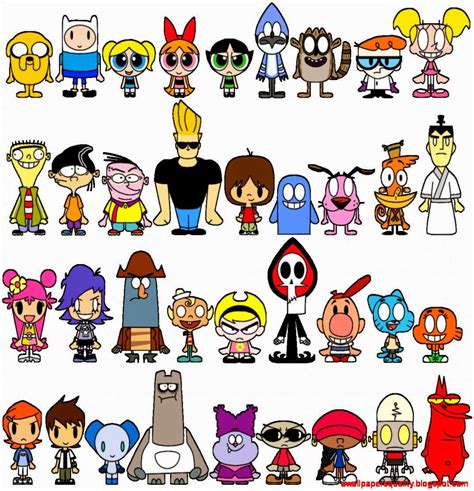 Cute Cartoon Network Cartoon Characters Wallpaper Cartoon Network