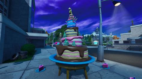 Where To Find Birthday Cakes In Fortnite All Ten Birthday Cake