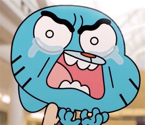 Gumball Pure Rage Face Blank Template Imgflip