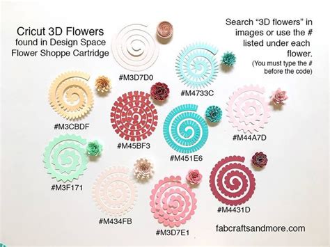 The Instructions For How To Make Paper Flowers With 3d Shapes And