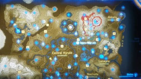 Mapa Zelda Botw Mapa