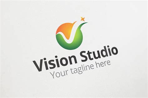 Vision Studio V Letter Logo ~ Logo Templates On Creative Market